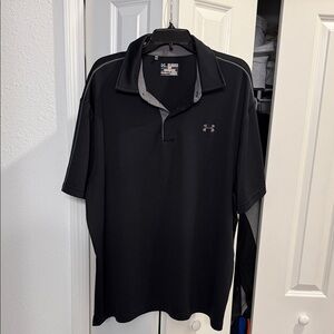 Under Armour Men's Polo Shirt in Black and Gray